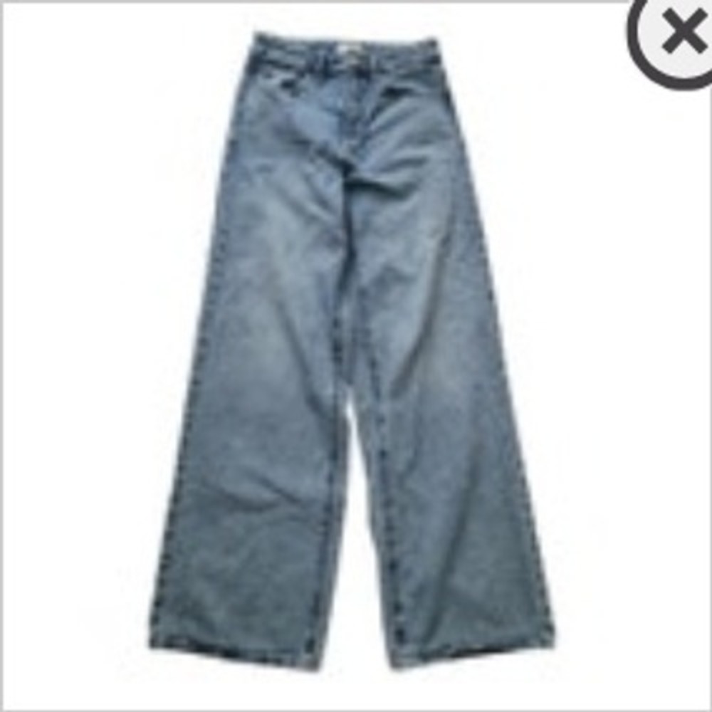 PacSun Size 24 Jessie High Rise Baggy Jeans Womens Light Wash Wide Leg Denim